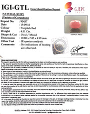 5.01 Ratti Natural Neo Burma Ruby with Govt Lab Certificate-(3441)