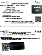 Load image into Gallery viewer, 4.98/CT Natural Panna Stone with Govt. Lab Certificate (56610)
