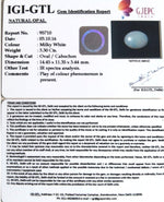 Load image into Gallery viewer, 3.30/CT Natural Opal with Govt. Lab Certificate (4551)
