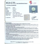 0.78 Cents Natural Diamond With Govt. Lab Certificate (50000)