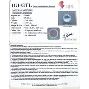3.73/CT Natural Blue sapphire with Govt. Lab Certificate-BLUSA9V