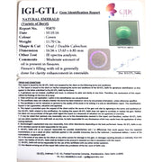 13.00 Ratti Natural Panna Stone with Govt. Lab Certificate (2331)