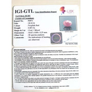 5.20 Ratti Natural New Burma ruby with Govt. Lab Certificate-(4551)