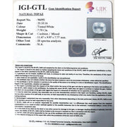 8.56 Ratti  Natural White topez with Govt. Lab Certificate-1665