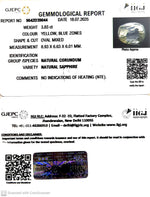Load image into Gallery viewer, 3.83/CT Natural Pitambari Stone with Govt Lab Certificate  (45510)
