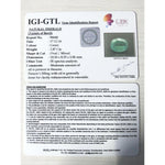 Load image into Gallery viewer, 2.87/CT Natural Emerald Stone with Govt. Lab Certificate (12210)

