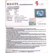 5.46/CT Natural Blue sapphire with Govt. Lab Certificate-BLUSA9V