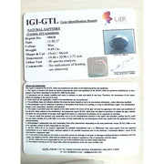 10.54 Ratti  Natural blue sapphire with Govt. Lab Certificate-(2331)