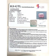 3.24 Ratti Natural Mozambique Ruby with Govt. Lab Certificate-12210