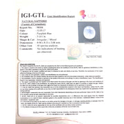 3.49 Ratti NATURAL  Blue sapphier with Govt Lab Certified-(6100)