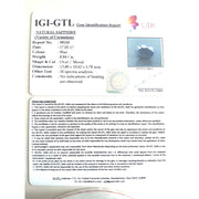 9.82 Ratti  NATURAL blue SAPPHIRE with Govt Lab Certified-(2331)