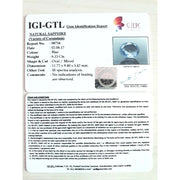 6.15/CT Natural Blue sapphier with Govt Lab Certified (4551)