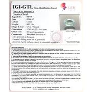 4.73 Ratti NATURAL Panna Stone with Govt Lab Certificate (8100)