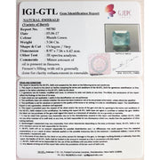 3.95 Ratti NATURAL Panna Stone with Govt Lab Certificate (12210)