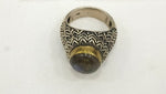 Load image into Gallery viewer, 11.60/GM AGATE HAKIK  SILVER RING WT,11.6 GM (2) (525.00)