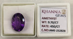 Load image into Gallery viewer, 9.70/CT Natural Amethyst Gemstone with Govt. Lab Certificate