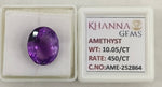 Load image into Gallery viewer, 10.05/CT Natural Amethyst Gemstone with Govt. Lab Certificate