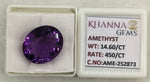 Load image into Gallery viewer, 14.60/CT Natural Amethyst Gemstone with Govt. Lab Certificate