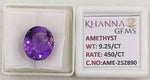Load image into Gallery viewer, 9.25/CT Natural Amethyst Gemstone with Govt. Lab Certificate