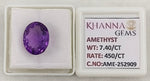 Load image into Gallery viewer, 7.40/CT Natural Amethyst Gemstone with Govt. Lab Certificate