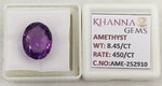 Load image into Gallery viewer, 8.45/CT Natural Amethyst Gemstone with Govt. Lab Certificate