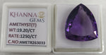 Load image into Gallery viewer, 19.20/CT Natural Amethyst Gemstone with Govt. Lab Certificate