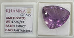 Load image into Gallery viewer, 17.90/CT Natural Amethyst Gemstone with Govt. Lab Certificate