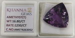 Load image into Gallery viewer, 16.80/CT Natural Amethyst Gemstone with Govt. Lab Certificate