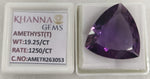 Load image into Gallery viewer, 19.25/CT Natural Amethyst Gemstone with Govt. Lab Certificate