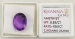 Load image into Gallery viewer, 8.95/CT Natural Amethyst Gemstone with Govt. Lab Certificate