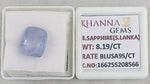 Load image into Gallery viewer, 8.19/CT Natural Blue Sapphire with Govt Lab Certificate-16625S208566