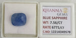 Load image into Gallery viewer, 7.56/CT Natural Blue Sapphire with Govt Lab Certificate-12214D49578