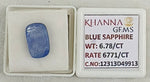 Load image into Gallery viewer, 6.78/CT Natural Blue Sapphire with Govt Lab Certificate-12313D49913