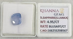 Load image into Gallery viewer, 4.95/CT Natural Blue Sapphire with Govt Lab Certificate-16625S208567