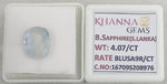 Load image into Gallery viewer, 4.07/CT Natural Blue Sapphire with Govt Lab Certificate-16709S208976