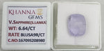 Load image into Gallery viewer, 6.64/CT Natural Blue Sapphire with Govt Lab Certificate-16709S208980