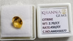 Load image into Gallery viewer, 2.70/Carat Natural Triangular Citrine Stone-456577