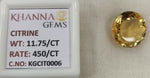 Load image into Gallery viewer, 11.75/Carat Natural Triangular Citrine Stone-450
