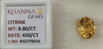 Load image into Gallery viewer, 8.80/Carat Natural Triangular Citrine Stone-450
