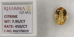 Load image into Gallery viewer, 7.95/Carat Natural Triangular Citrine Stone-450
