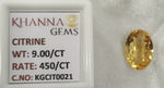 Load image into Gallery viewer, 9.00/Carat Natural Triangular Citrine Stone-450
