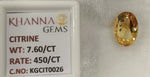 Load image into Gallery viewer, 7.60/Carat Natural Triangular Citrine Stone-450
