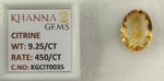 Load image into Gallery viewer, 9.25/Carat Natural Triangular Citrine Stone-450
