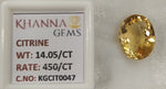 Load image into Gallery viewer, 14.05/Carat Natural Triangular Citrine Stone-450
