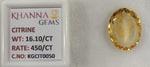 Load image into Gallery viewer, 16.10/Carat Natural Triangular Citrine Stone-450
