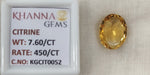 Load image into Gallery viewer, 7.60/Carat Natural Triangular Citrine Stone-450
