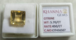 Load image into Gallery viewer, 5.70/Carat Natural Triangular Citrine Stone-456567