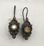 Load image into Gallery viewer, 4.00/GM CITRINE SILVER  EAR RING   (525.00)