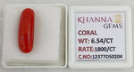 Load image into Gallery viewer, 6.54/CT Natural Red Coral With Govt. Lab Certificate-12377D50204