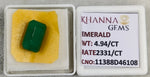 Load image into Gallery viewer, 4.94/CT Natural Panna Stone with Govt. Lab Certificate-11388D46108